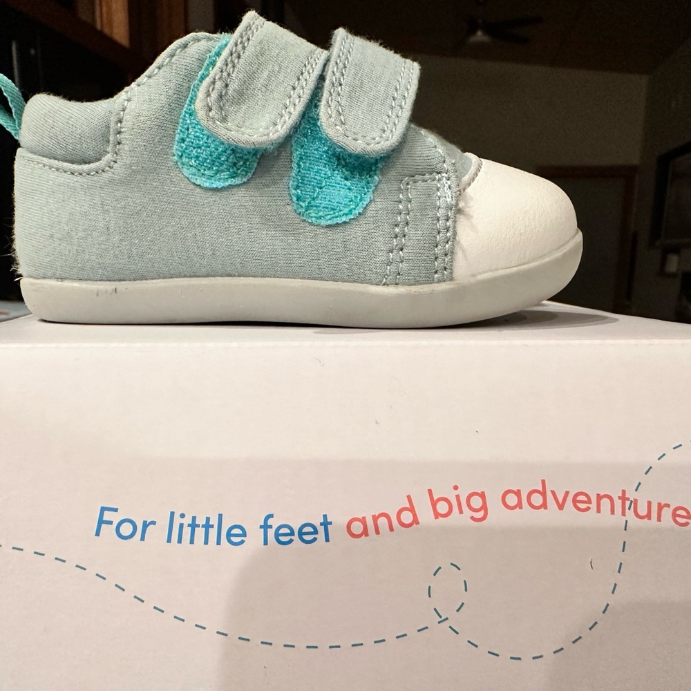 Ten Little First Walker, Ocean Blue, Sz 4.5
